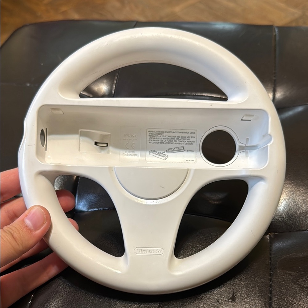 Nintendo White Gaming Wheel